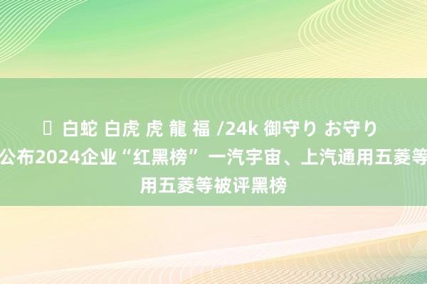✨白蛇 白虎 虎 龍 福 /24k 御守り お守り 黑猫投诉公布2024企业“红黑榜” 一汽宇宙、上汽通用五菱等被评黑榜